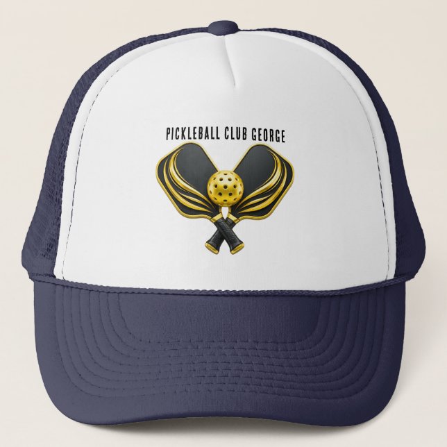 Gorra De Camionero Club de Pickleball George (Anverso)