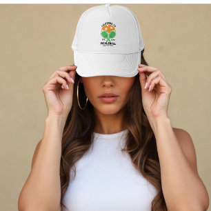 Gorra De Camionero Club de Pickleball Personalizado Paddle y Pelota