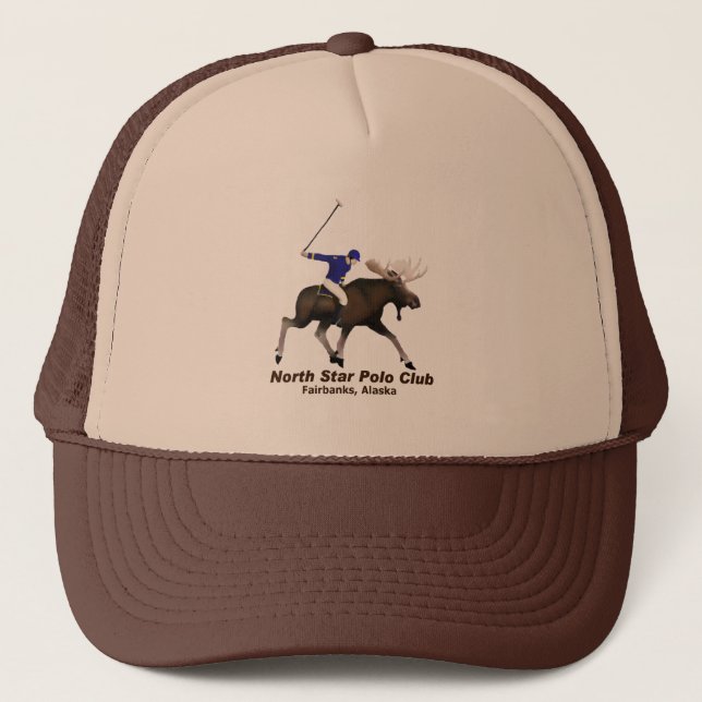 Gorra De Camionero Club de Polo North Star (Moose) (Anverso)