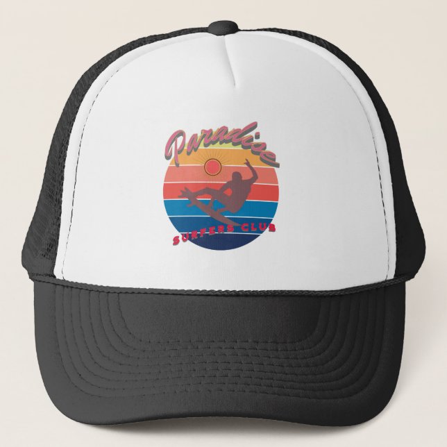 Gorra De Camionero Club de surf Summerfun (Anverso)