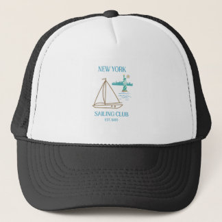 Gorra De Camionero Club de Vela de Lujo de Nueva York