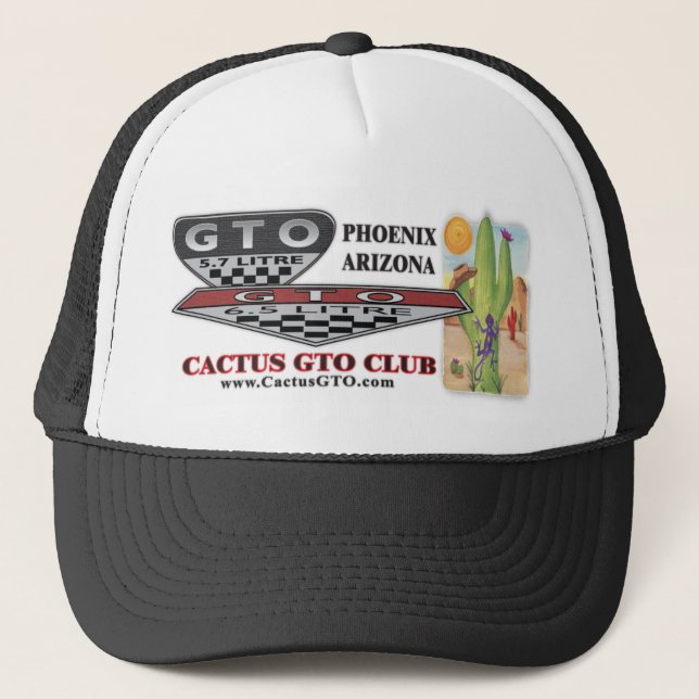Gorra De Camionero Club del cactus GTO (Anverso)