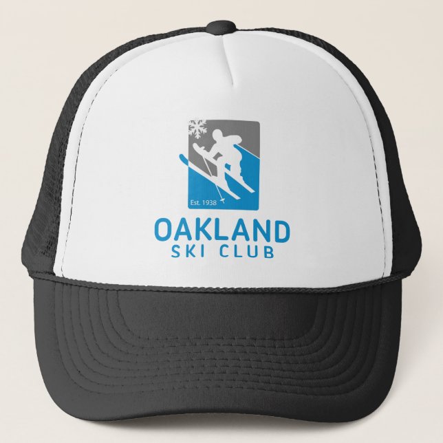 Gorra De Camionero Club del esquí de Oakland (Anverso)