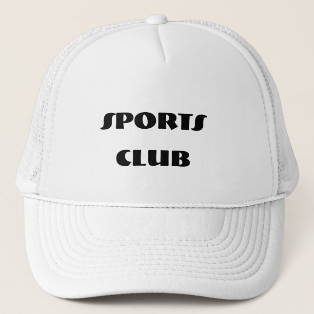 Gorra De Camionero Club Deportivo (Anverso)