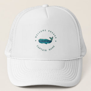 Gorra De Camionero Club náutico de la Marina Azul