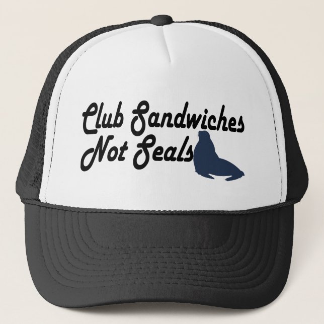 Gorra De Camionero Club Sandwiches no focas (Anverso)