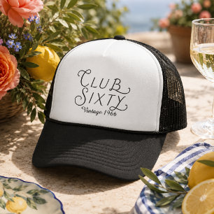 Gorra de camionero Club Sixty Vintage Cumpleaños