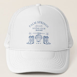 Gorra De Camionero Club Social Palm Springs Bachelorette