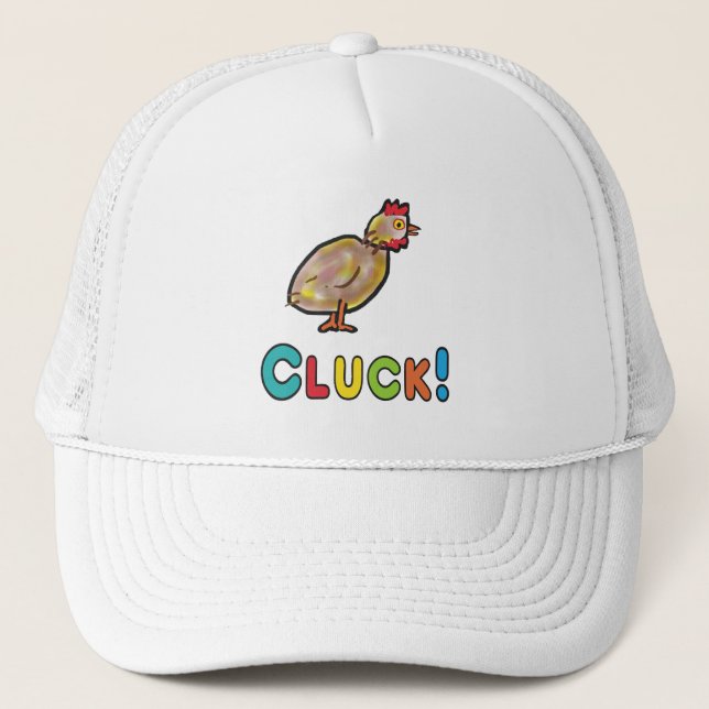 Gorra De Camionero Clúster de pollo (Anverso)
