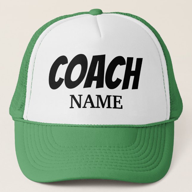 GORRA DE CAMIONERO COACH PERSONALIZADO TRUCKER HAT (Anverso)