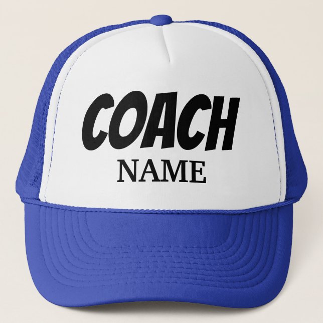 GORRA DE CAMIONERO COACH PERSONALIZADO TRUCKER HAT (Anverso)