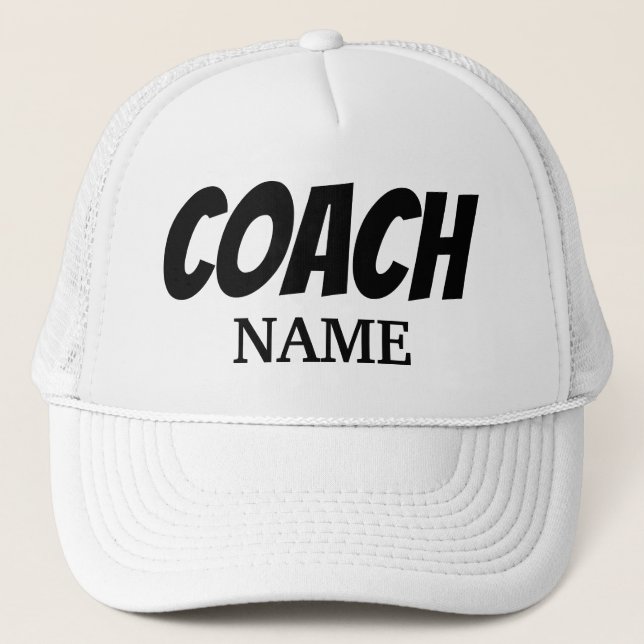 GORRA DE CAMIONERO COACH PERSONALIZADO TRUCKER HAT (Anverso)