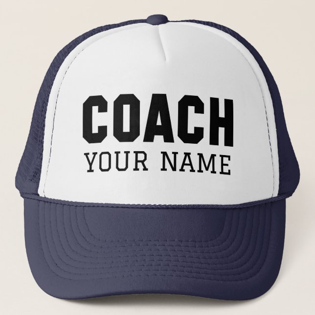 Gorra De Camionero Coach Your Name (Anverso)
