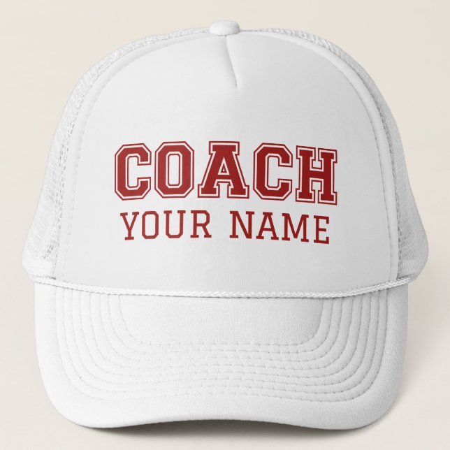 Gorra De Camionero Coach Your Name (Anverso)