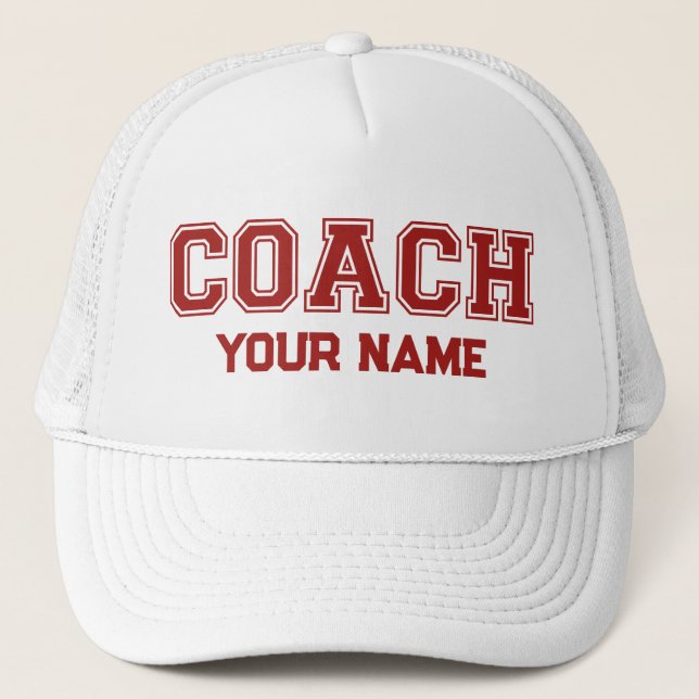 Gorra De Camionero Coach Your Name (Anverso)