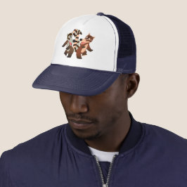 Gorra De Camionero Coatimundis, Personalizado de danza cuta