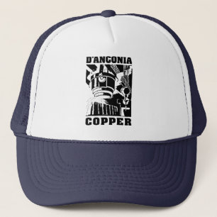 Gorra De Camionero cobre del d'Anconia/logotipo negro