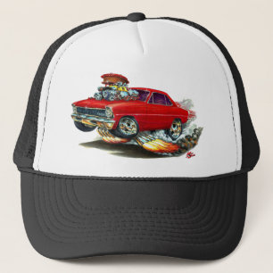 Gorra De Camionero Coche 1966-67 del rojo de Nova