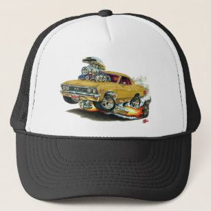 Gorra De Camionero Coche 1967 del oro de Chevelle