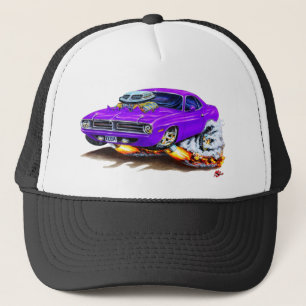 Gorra De Camionero Coche 1970 de la púrpura de Cuda