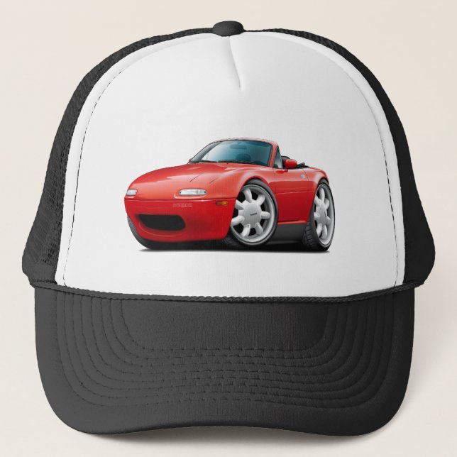 Gorra De Camionero Coche 1990-98 del rojo de Miata (Anverso)