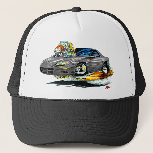 Gorra De Camionero Coche 1998-02 del gris de Camaro (Anverso)