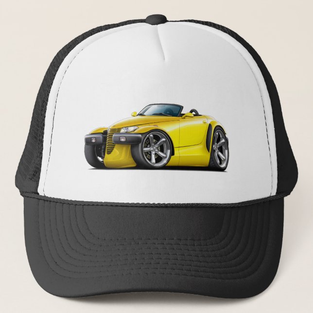 Gorra De Camionero Coche amarillo del merodeador (Anverso)