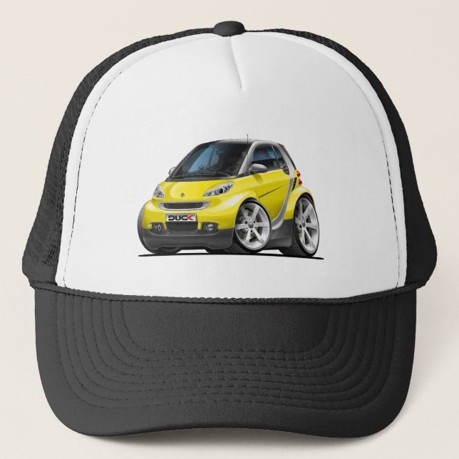 Gorra De Camionero Coche amarillo elegante (Anverso)