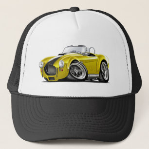 Gorra De Camionero Coche Amarillo-Negro de la cobra