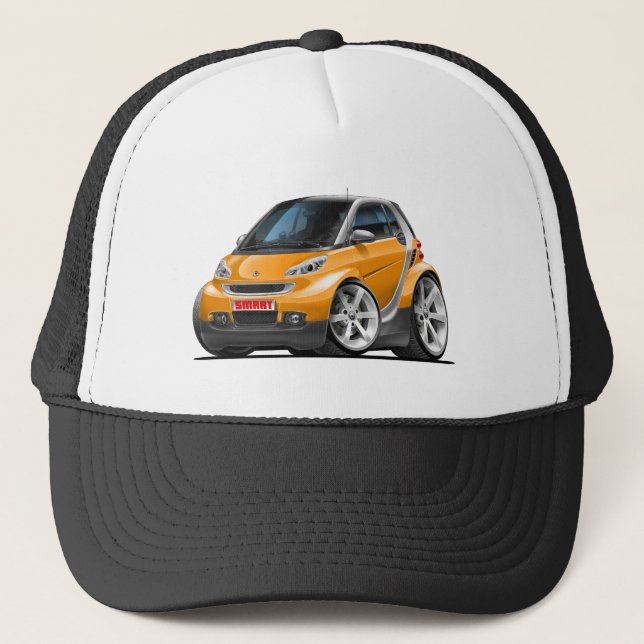 Gorra De Camionero Coche anaranjado elegante (Anverso)