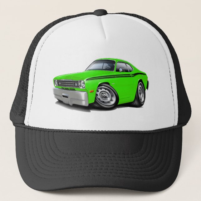 Gorra De Camionero Coche Cal-Negro 1970-74 del plumero (Anverso)