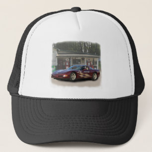 Gorra De Camionero Coche Chevy Corvette Pace 2003