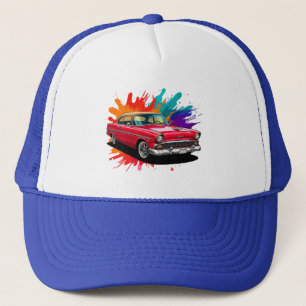 Gorra De Camionero Coche Clásico Antiguo