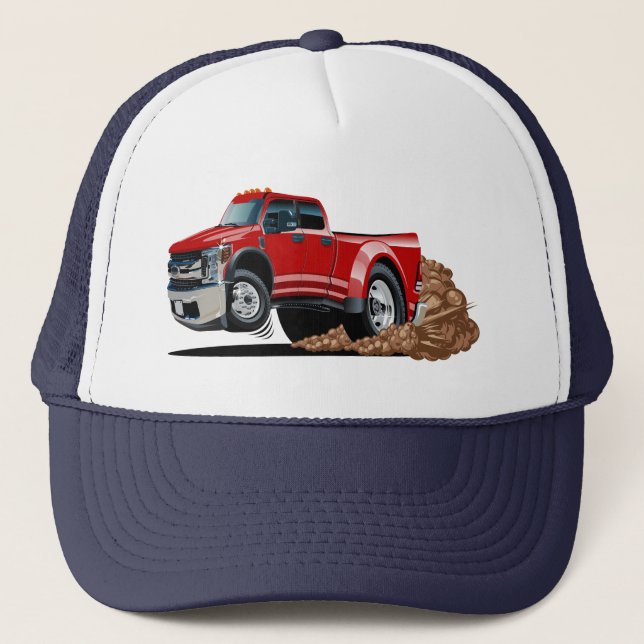 Gorra De Camionero Coche de dibujos animados (Anverso)