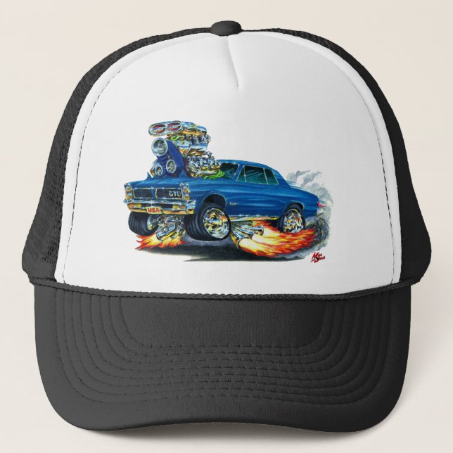 Gorra De Camionero Coche del azul de 1965 GTO (Anverso)