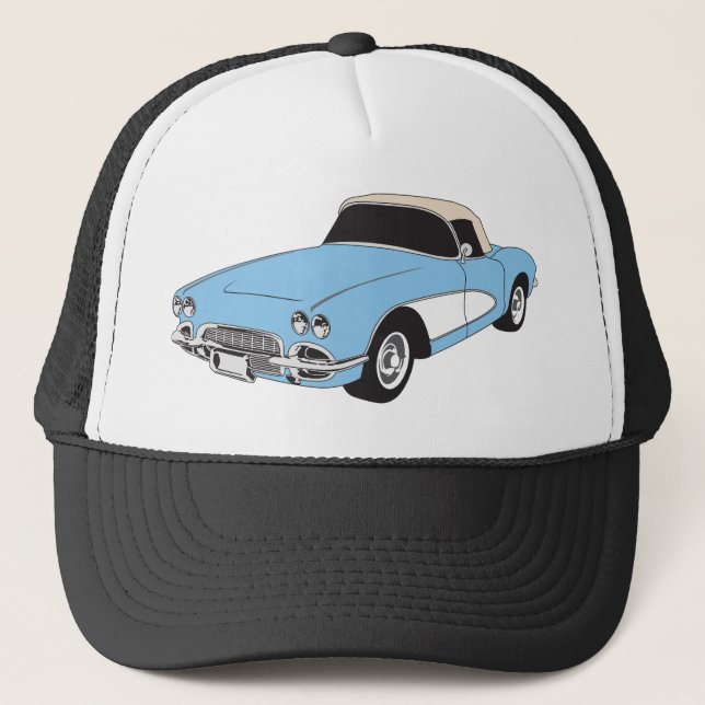 Gorra De Camionero Coche del músculo (Anverso)