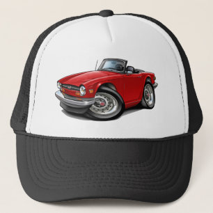Gorra De Camionero Coche del rojo de Triumph TR6