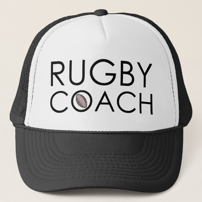 Gorra De Camionero Coche del rugbi (Anverso)