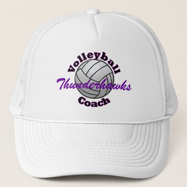 Gorra De Camionero Coche del voleibol (Anverso)