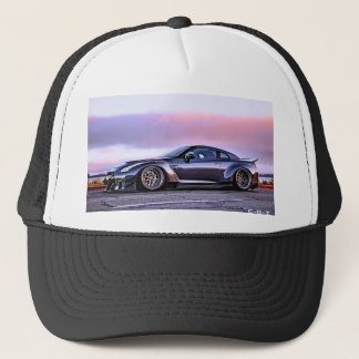 Gorra De Camionero coche deportivo en el horizonte de la carretera 2