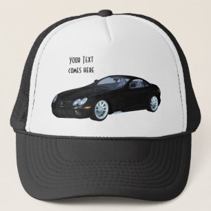 Gorra De Camionero Coche deportivo negro