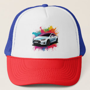 Gorra De Camionero Coche eléctrico moderno
