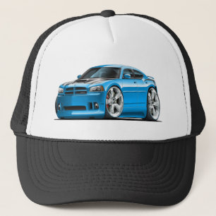 Gorra De Camionero Coche estupendo del azul de la abeja del cargador