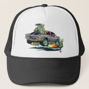 Gorra De Camionero Coche Gris-Negro 1970-72 de Camaro