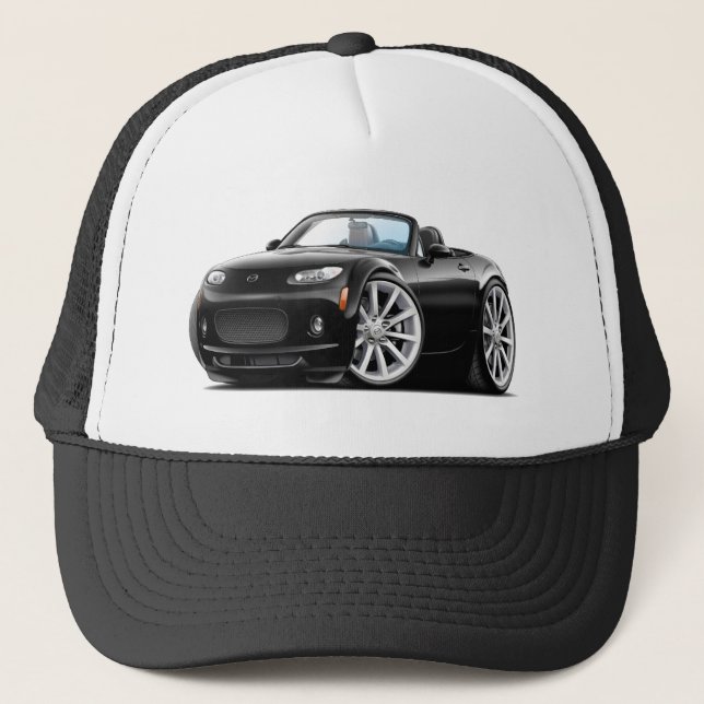 Gorra De Camionero Coche negro 2006-08 de Miata (Anverso)