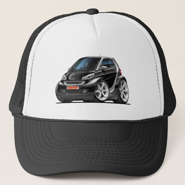 Gorra De Camionero Coche negro elegante (Anverso)