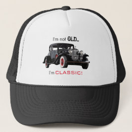 Gorra De Camionero Coche no viejo sino clásico del vintage divertido