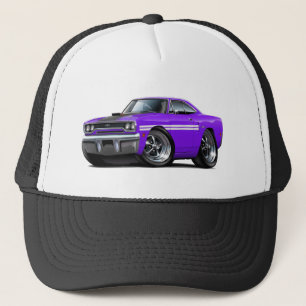 Gorra De Camionero Coche Púrpura-Blanco 1970 de Plymouth GTX