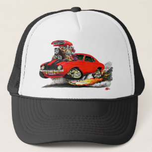 Gorra De Camionero Coche Rojo-Negro 1969 de Camaro SS