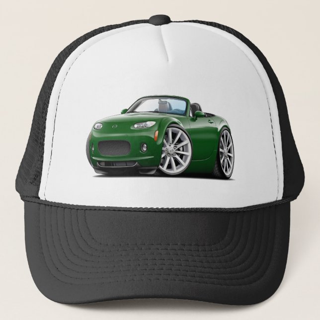 Gorra De Camionero Coche verde 2006-08 de Miata (Anverso)